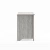 Farmhouse Style TV Stand in Light Grey Oak Wood Finish - for TVs up to 70-inch