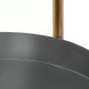 Modern Gold Grey Metal 3-Tier Flower Pot Plant Stand