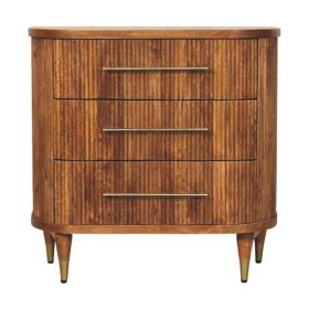 Emerson Ribbed 3-Drawer Chest