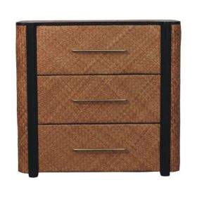 Havana Weave 3 Drawer Chest