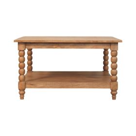 Spindle Golden Teak Coffee Table