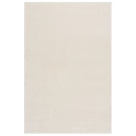 Shaggy Rug Cream White 8'x11' Polyester