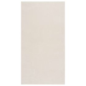 Shaggy Rug Cream White 4'x6' Polyester