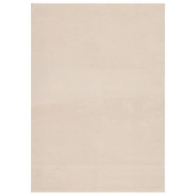 Shaggy Rug Beige 7'x9' Polyester