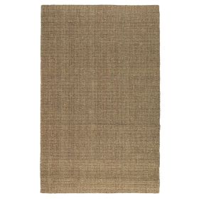 Quell 2 x 3 Handwoven Area Rug, Natural Brown Seagrass, Braided Design