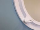 Gloss White Decorative Ship Porthole Mirror 24""