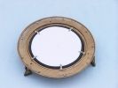 Antique Brass Decorative Ship Porthole Mirror 15""