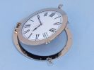 Chrome Decorative Ship Porthole Clock 20""