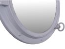Gloss White Decorative Ship Porthole Mirror 15""