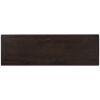 TREXM Retro Design Console Table with Two Open Shelves, Pine Solid Wood Frame and Legs for Living Room (Espresso+Beige)