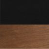 Bridgevine Home Graceland 86 inch Fireplace TV Stand Console for TVs up to 100 inches, Black with Bourbon finish