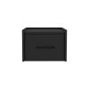 Floating Nightstand Calion, Bedroom, Black