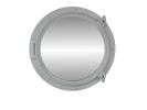 Gloss White Decorative Ship Porthole Mirror 15""